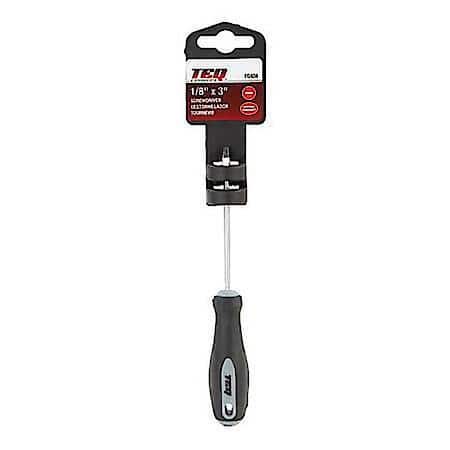 Screwdriver, Slotted, 1/8" x 3"