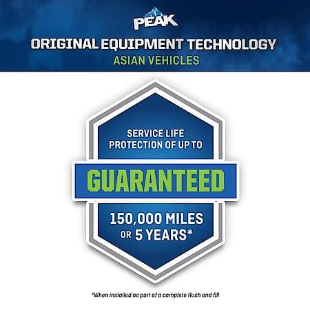 Original Equipment Asian Green Antifreeze + Coolant: 50/50 Ready-To-Use, 1 Gallon