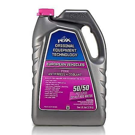 OET Euro Pink 50/50 Ready-To-Use Antifreeze + Coolant, 1 Gallon