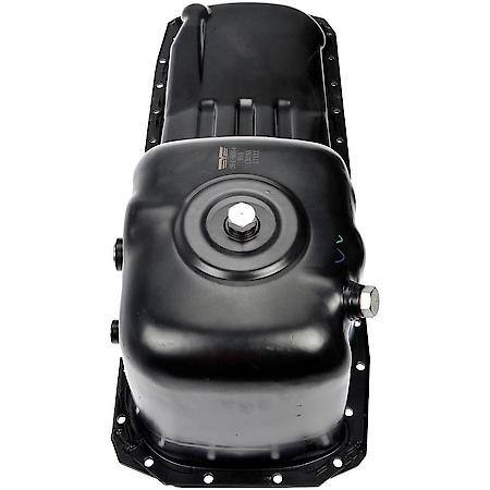 Engine Oil Pan: Direct Fit, Steel, Sump, 38 Quart
