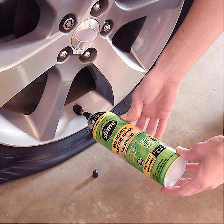 Thru-Core Emergency Flat Tire Repair Tire Sealant: Truck/SUV, Seals Instantly, Safe & Easy to Use, 18 oz.