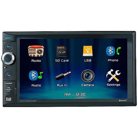 6.2" AV Multimedia Receiver with Bluetooth: Touchscreen, Hands Free Calling