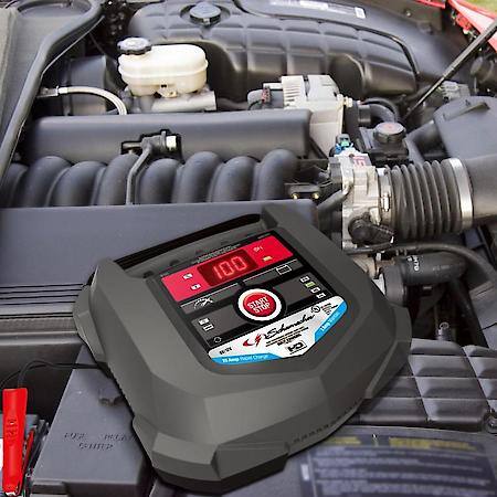 4-in-1 6V/12V Fully Automatic 15A Rapid Battery Charger and Maintainer