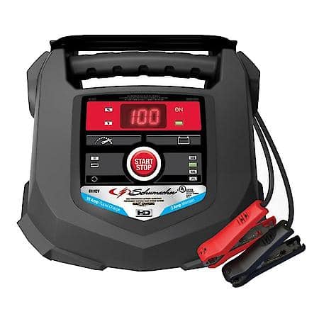 4-in-1 6V/12V Fully Automatic 15A Rapid Battery Charger and Maintainer