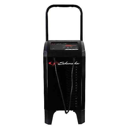 6-in-1 6V/12V Wheeled 6A Battery Charger & 200A Engine Starter: 40A Boost