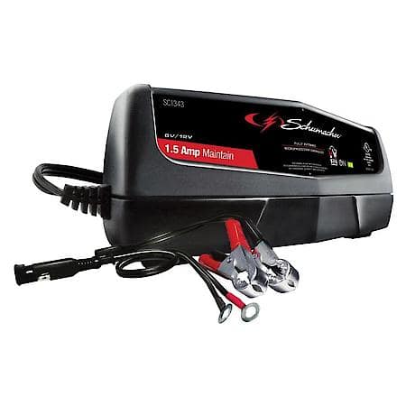 6V/12V Fully Automatic 1.5A Battery Charger and Maintainer