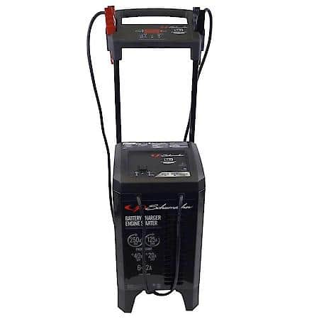 Automatic Engine Starter Battery Charger: 6/2/40/20/250/125A, 12/24V