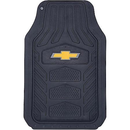 Chevrolet WeatherPro Floor Mats: Non-Slip Grip, Universal 4-Piece Front & Rear Set