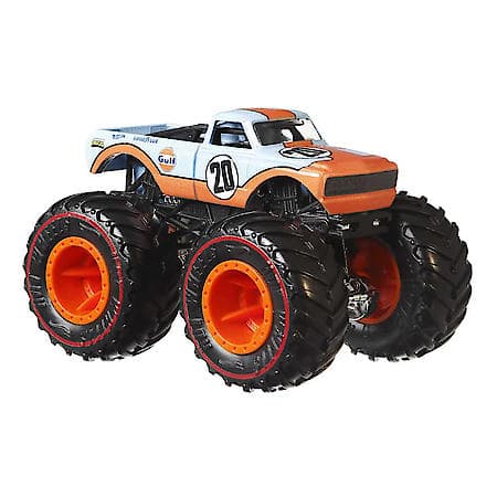 Monster Trucks Collection, 1:64 Cars Diecast (Styles May Vary), Includes Crushable Car