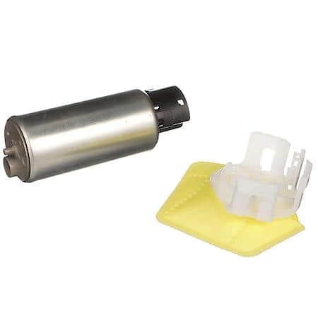 Electric Fuel Pump and Strainer Set: 12V, With 3 Male Blade Terminals