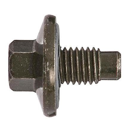 M12-1.75 Pilot Point W/ Inset Gasket Oil Drain Plug (5)