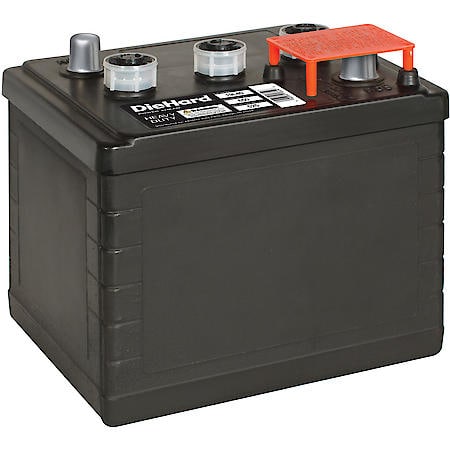 Battery : 6V Battery : 19L Group Size, 525 CCA, 650 CA, 110 Minute Reserve Capacity, Heavy-Duty