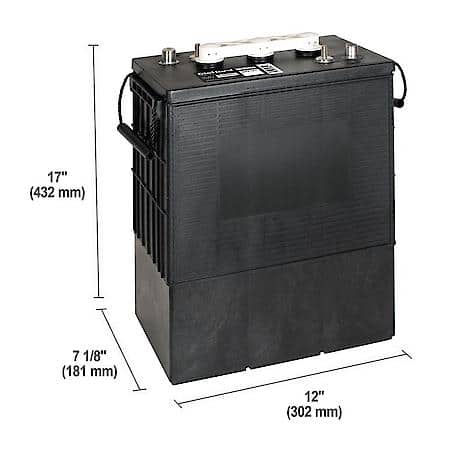 Heavy Duty Commercial and Farm Battery : Group Size 903, 390 AH Capacity, 6 VDC