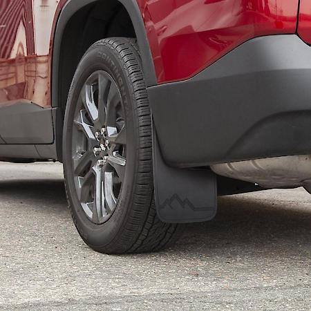 Off Road Mud Guards: Easy Fit 9" x 15", PVC, Universal, Black, 2 Piece