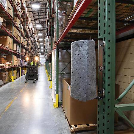 Pig Universal Mat With Dispenser: 50 Ft X 15 Inches Lightweight 3 Per Box