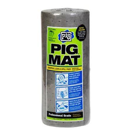 Pig Universal Mat With Dispenser: 50 Ft X 15 Inches Lightweight 3 Per Box