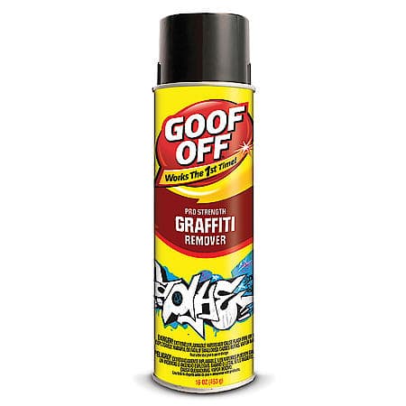 Graffiti Remover, Special gelled formula will cling to most surfaces 16 oz. Aerosol