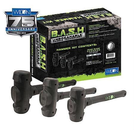 B.A.S.H Dead Blow Hammer Kit (3 Piece)