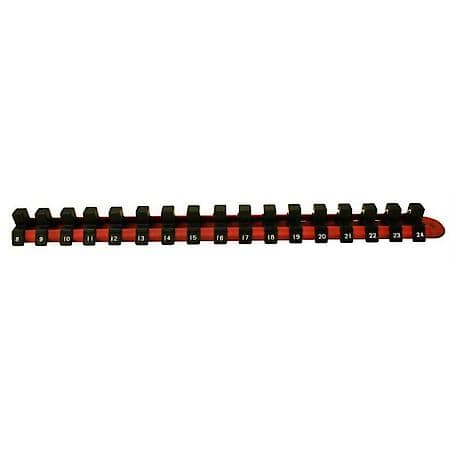 1/2" Drive Socket Rack - Metric, 17 Holders