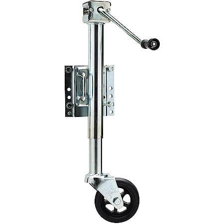 Marine Galvanized Trailer Jack - Easily Swings From Vertical To Horizontal - Maximum Travel: 24"