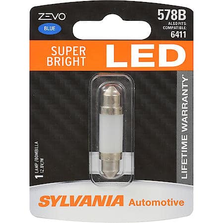 578B ZEVO: Blue LED Mini Bulb, Super Bright, 1 Pack