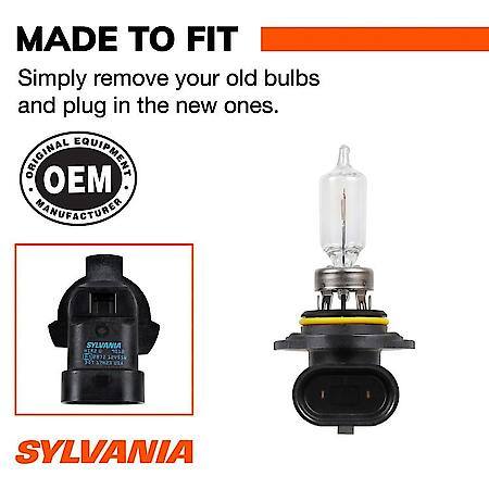 9012 Basic: Halogen Headlight Bulb, Basic Performance, 2 Pack