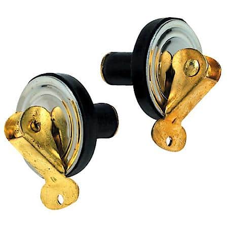 Deck And Baitwell Plug - Fits 3/4" - Stainless Steel Top & Bottom Plate - Livewells Or Baitwells