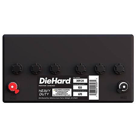Battery: 30H Group Size, 670 CCA, 835 CA, 160 Minute Reserve Capacity