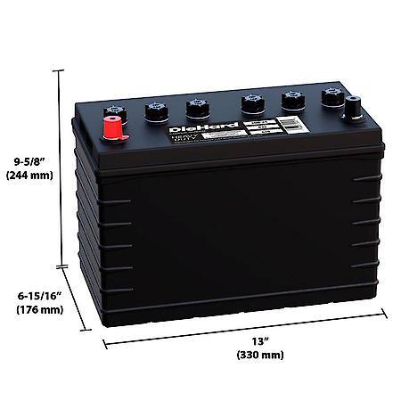Battery: 30H Group Size, 670 CCA, 835 CA, 160 Minute Reserve Capacity