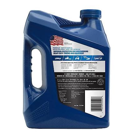 Premium Blue 15W-40 Conventional Diesel Engine Oil, Endorsed by Cummins, 1 Gallon