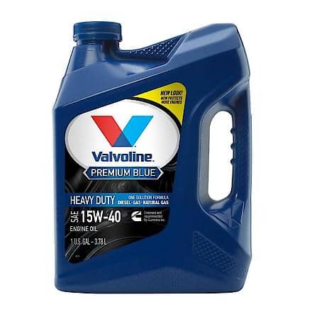 Premium Blue 15W-40 Conventional Diesel Engine Oil, Endorsed by Cummins, 1 Gallon
