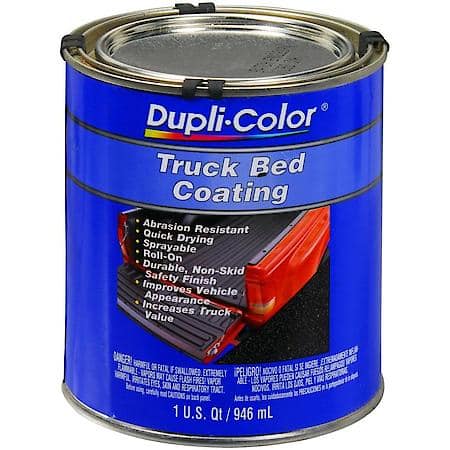 Dupli-Color, Brush-On Truck Bed Coating, Black, 1-qt