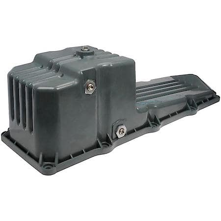 Engine Oil Pan: Direct Fit, Fiberglass, Sump, 40 Quart