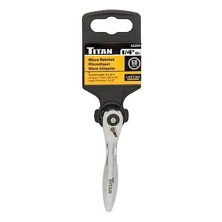 Ratchet - 1/4 Inch Drive, Micro, Offset, 60-Tooth, 3-1/2 Inch