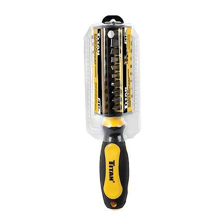 Multi-Bit Screwdriver Set - Assorted Bits, 7.5 Inch Handle, 31-Piece