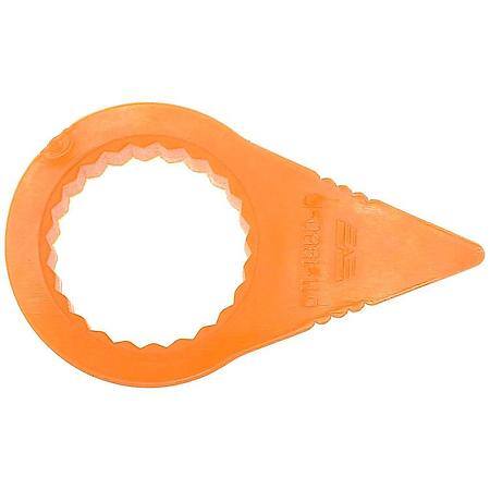 Wheel Lug Nut Indicators: 20mm; 21mm Hex Size, Orange, Plastic, 10 Pack