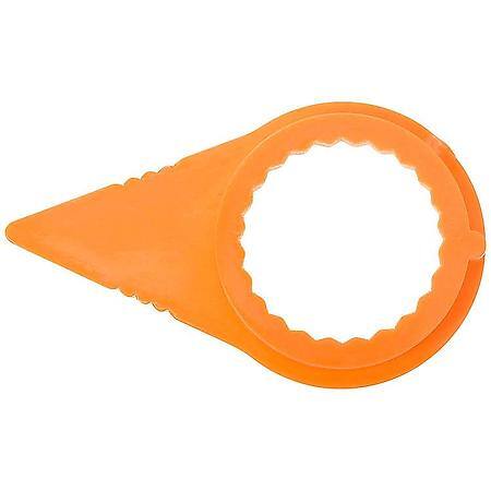 Wheel Lug Nut Indicators: 20mm; 21mm Hex Size, Orange, Plastic, 10 Pack
