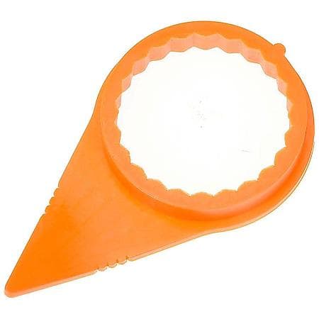 Wheel Lug Nut Indicators: 30mm; 31mm Hex Size, Orange, Plastic, 10 Pack