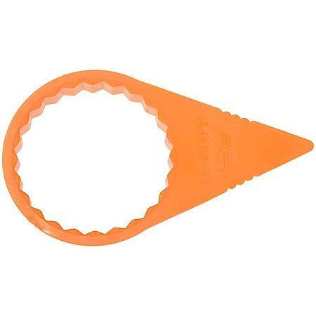 Wheel Lug Nut Indicators: 40mm; 41mm Hex Size, Orange, Plastic, 10 Pack