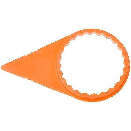 Wheel Lug Nut Indicators: 40mm; 41mm Hex Size, Orange, Plastic, 10 Pack