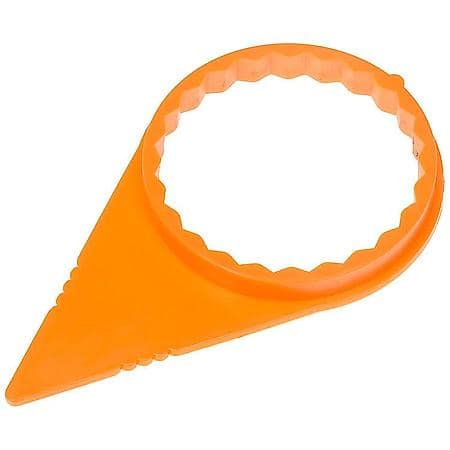 Wheel Lug Nut Indicators: 40mm; 41mm Hex Size, Orange, Plastic, 10 Pack