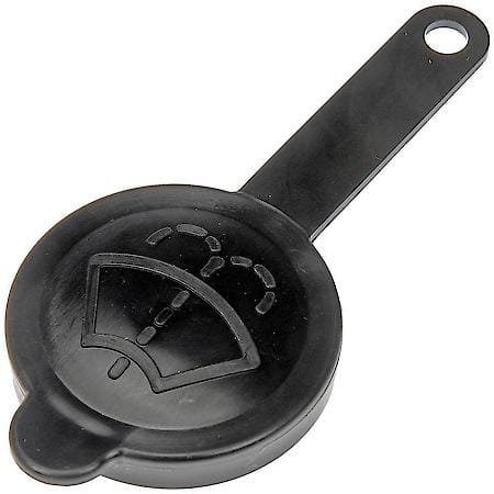 Washer Fluid Reservoir Cap: Snap On, Plastic/Rubber, 1 Pack