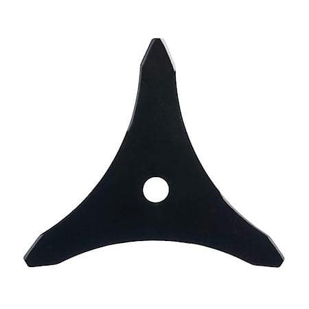 Brush Cutter Blade, Center Hole 1", 3 Teeth, 12" Blade