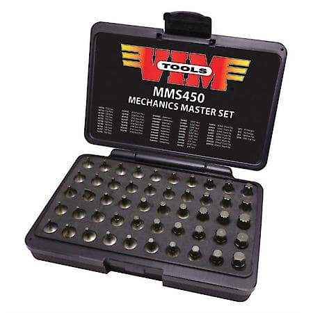 50 Piece Mechanics Master Set, 1/4" Square Drive