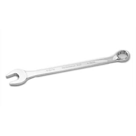 Chrome Combination Wrench, 1-3/16", With 12 Point Box End, 15-1/2" Long