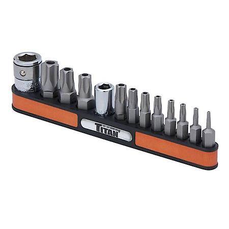 13 Piece 5 Point Tamper Resistant Star Bits Set
