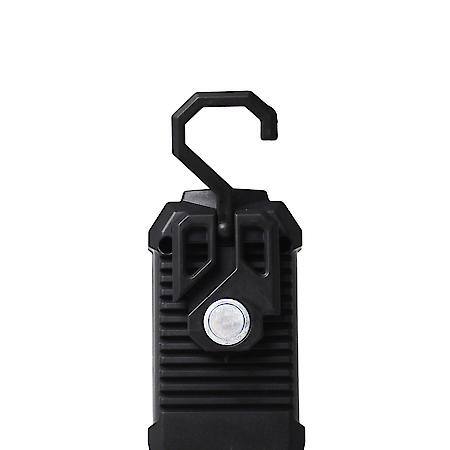 Powerful 400 Lumen LED Light with Flashlight, 3 Modes, 180° Swivel Stand