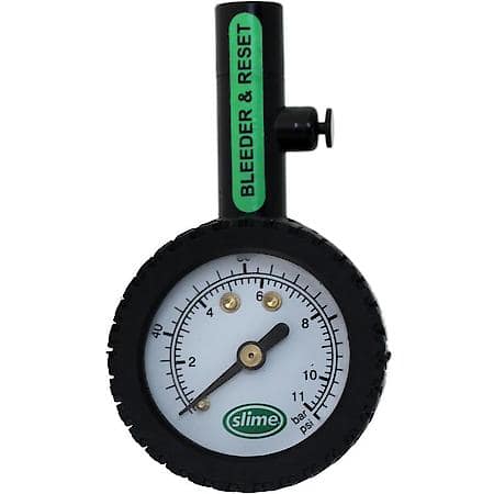 Mini High Pressure Tire Gauge: 10-160 Psi, Shock Resistant, Bleeder and Reset Button