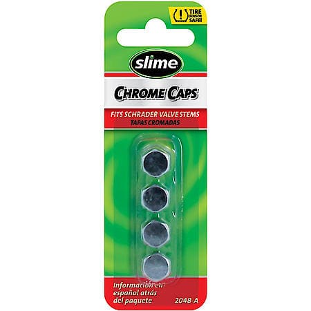 Hex-Head Chrome Valve Caps