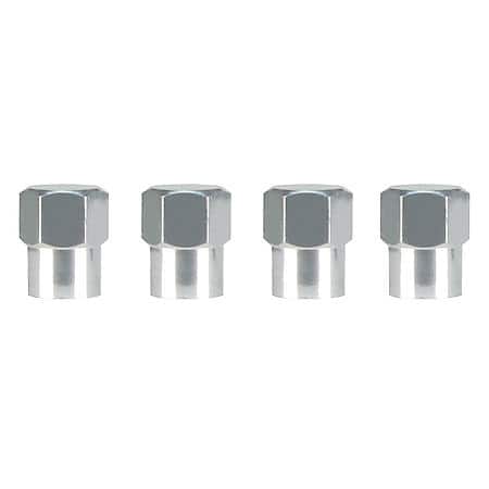 Hex-Head Chrome Valve Caps
